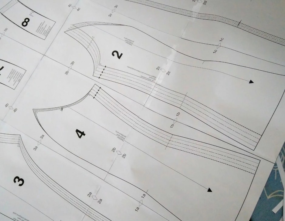 Как перенести выкройку на ткань