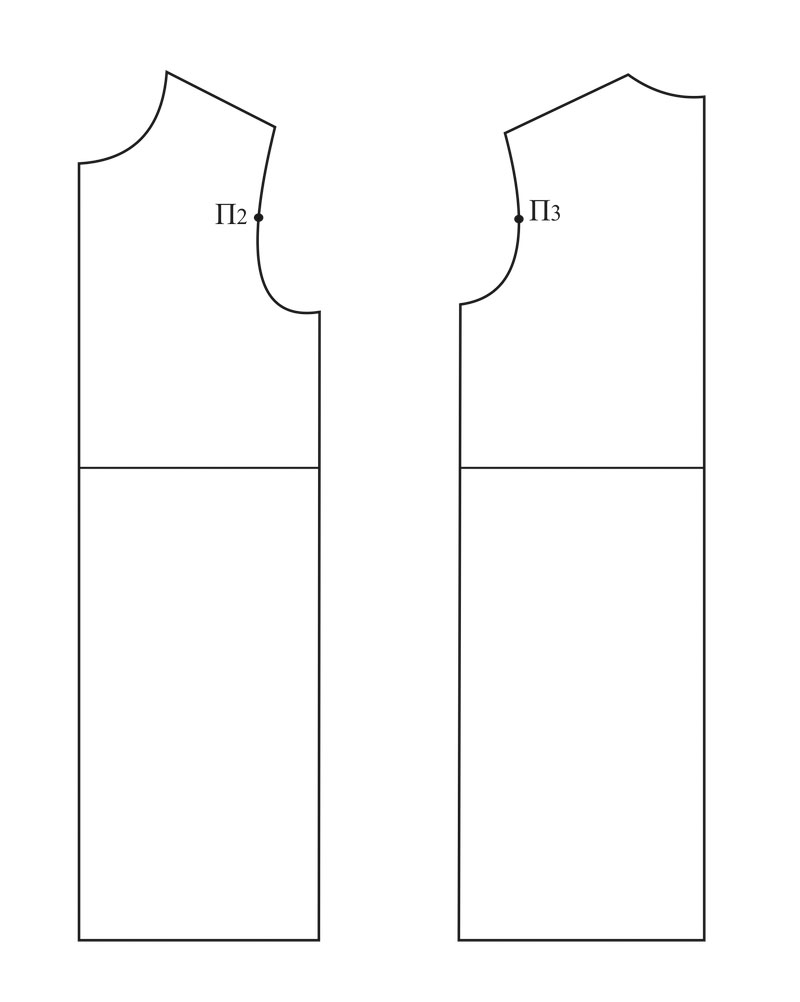 Выкройка платья для девочек с рукавом реглан