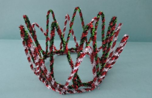 Корона из синельной проволоки
