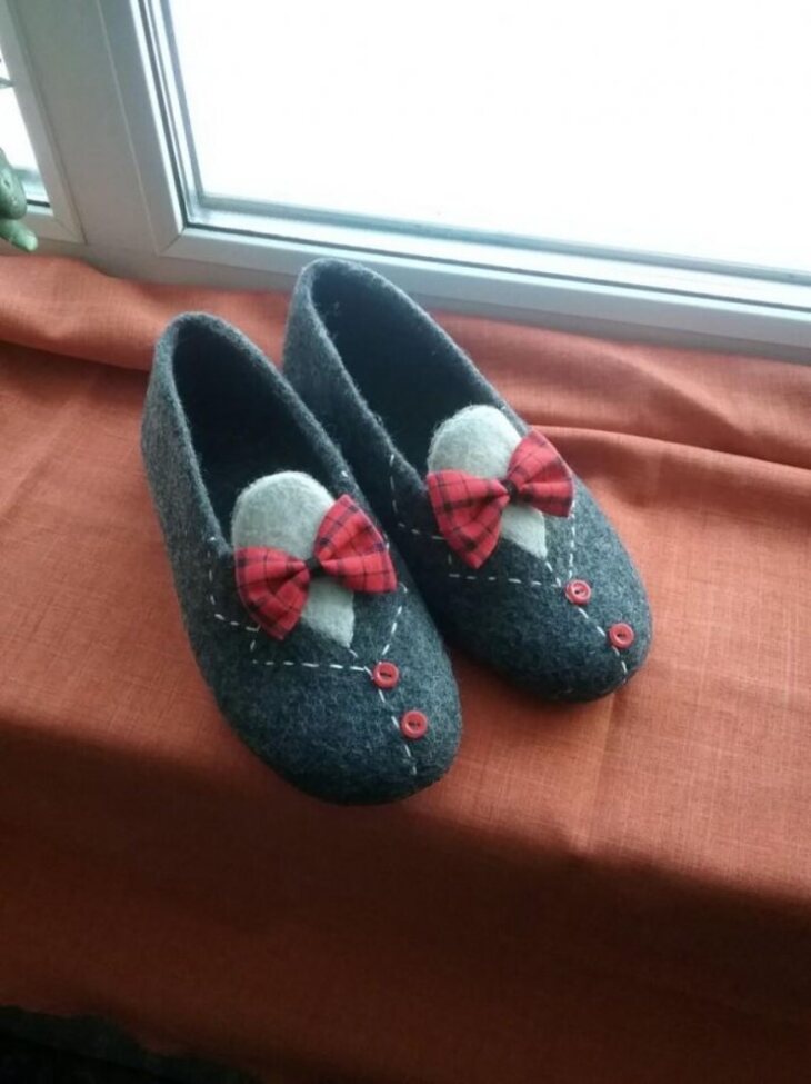 Фото тапочек своими руками