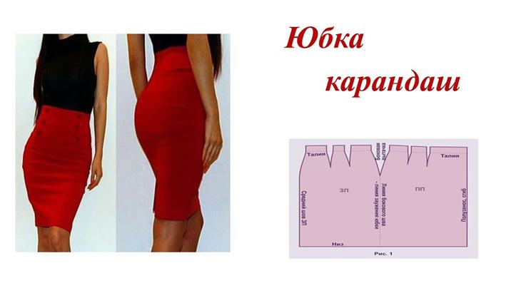 Юбка-карандаш