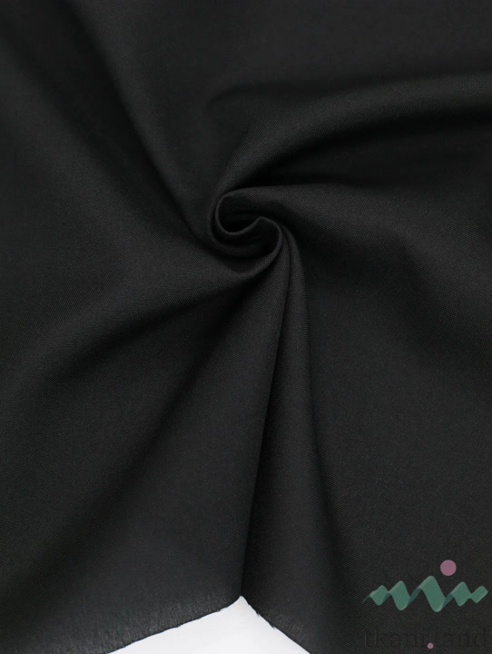 GABT0007 Габардин костюмная ткань цвет «Черный» (17)