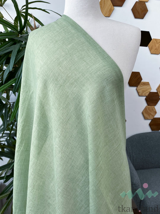 VB0029 Вуаль блузочная цвет «Мятный» (95)