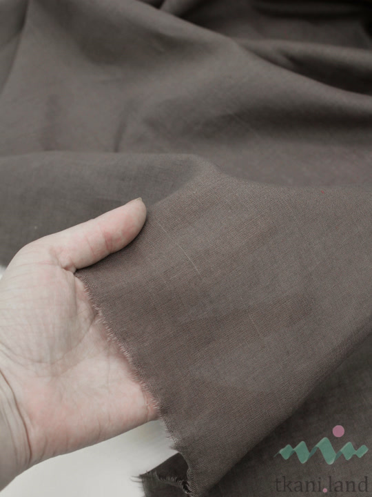 KAN0055 Конопляная ткань цвет «Каменный» (87)
