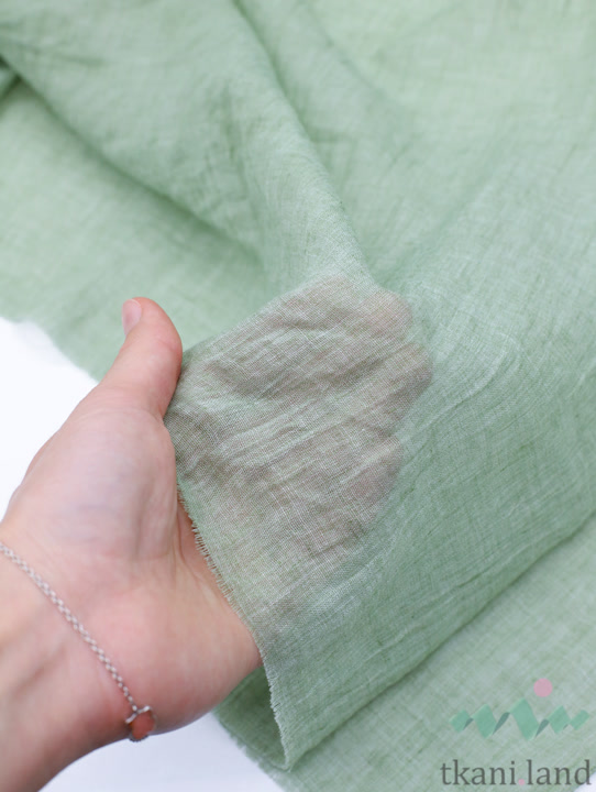 VB0029 Вуаль блузочная цвет «Мятный» (95)