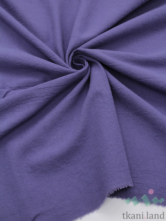 KRS0069 Хлопок крэш цвета «Королевский синий» (126)