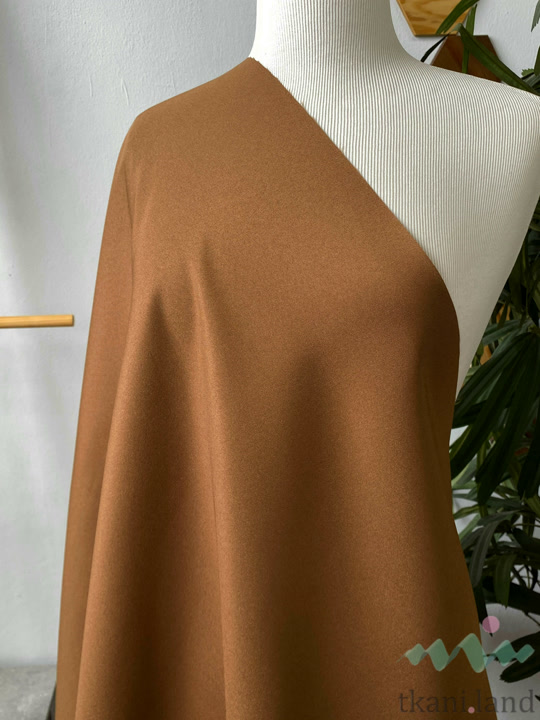 GABT0004 Габардин костюмная ткань цвет «Шоколад» (8)