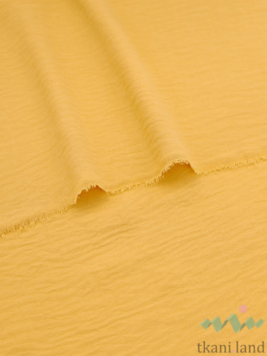 LJ0004 Лен искусственный Манго жатка горчица  (27)