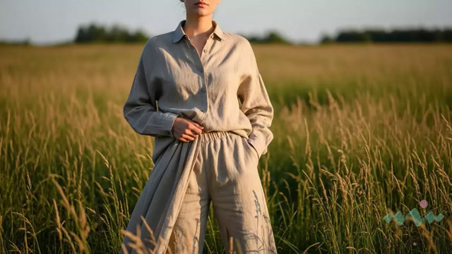 Одежда из ткани рами