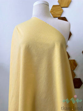 S0232 Вареный (стираный) хлопок с эффектом крэш «Банановый смузи»