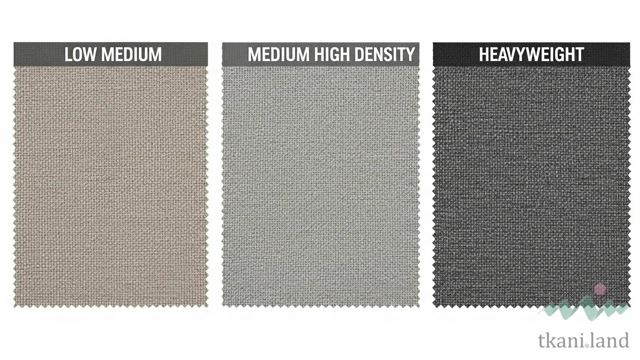 Виды плотности тканей