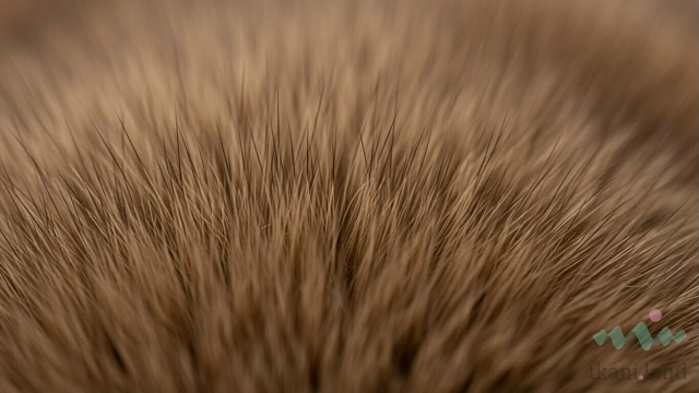 Фактура экомеха крупным планом