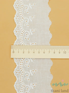 KR_B0003_n Кружево на батисте цвет Теплый белый 7 см