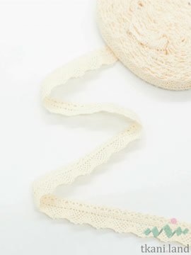 KR0081_n Кружево хлопковое вязаное цвет Бежевый шир.1,5см