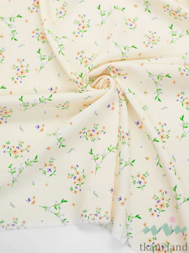 SF0028 Шифон букетик на молочном