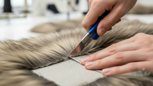 Раскрой искусственного меха