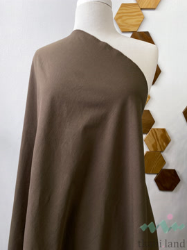 S0231 Вареный (стираный) хлопок с эффектом крэш «Тёмный шоколад»