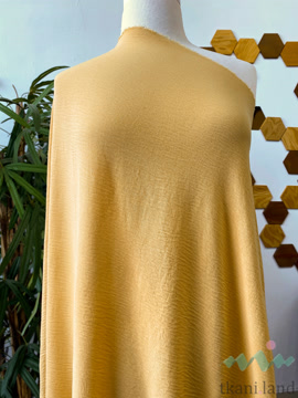 LJ0004 Лен искусственный Манго жатка горчица  (27)