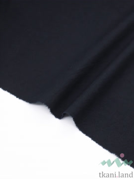 S0222 Вареный (стираный) хлопок с эффектом крэш «Черный»