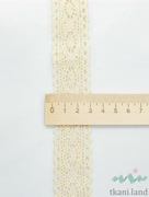 KR0005 Кружево хлопковое цвет Бежевый шир.3см №5 (14)