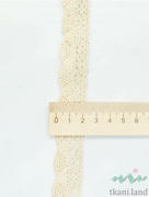 KR0024( м/п) Кружево хлопковое вязаное цвет Бежевый шир 2см