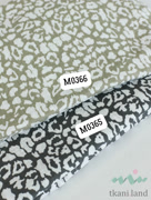 M0365 Муслин двухслойный «Леопард на сером»