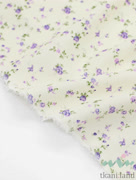 SF0027 Шифон мелкие сиреневые цветочки