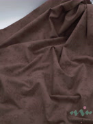 FL0405 Фланель Коричневые цветы на кофейном
