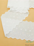 KR_B0009_n Кружево на батисте цвет Теплый белый 11 см