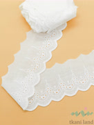 KR_B0002_n Кружево на батисте 7 см цвет Теплый белый