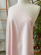 HL0028 Хлопок рубашечный «Полоски на розовом»