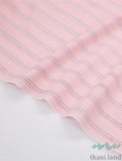 S0230 Вареный (стираный) хлопок с эффектом крэш «Полоска светло-розовая»