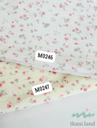 M0247 Муслин двухслойный «Маковое поле на молочном»