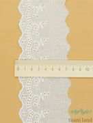 KR_B0003_n Кружево на батисте цвет Теплый белый 7 см