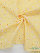 M0401 Муслин двухслойный «Ромашки на желтом»