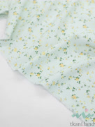 SF0026 Шифон мелкие желтые цветочки