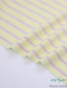 S0228 Вареный (стираный) хлопок с эффектом крэш «Полоска светло-желтая»