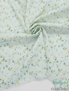 SF0026 Шифон мелкие желтые цветочки