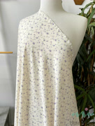 SF0027 Шифон мелкие сиреневые цветочки