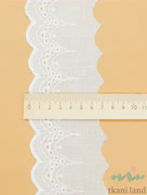 KR_B0002_n Кружево на батисте 7 см цвет Теплый белый