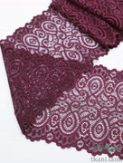 KB0024 Кружево-стрейч цвет Винный шир.18 см