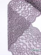 KB0026_n Кружево-стрейч цвет Пыльно-коричневый шир.190мм