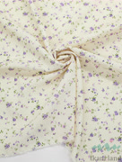 SF0027 Шифон мелкие сиреневые цветочки