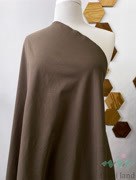 S0231 Вареный (стираный) хлопок с эффектом крэш «Тёмный шоколад»