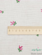 M0402 Муслин двухслойный «Букетик лаванды»