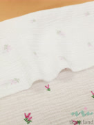 M0402 Муслин двухслойный «Букетик лаванды»