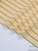 S0233 Вареный (стираный) хлопок с эффектом крэш полоска «Полоска на банановом»