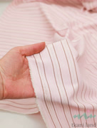 HL0028 Хлопок рубашечный «Полоски на розовом»