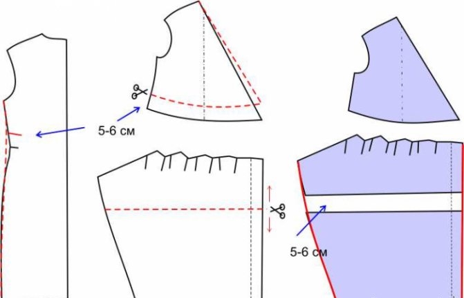 ВЫКРОЙКА ПЛАТЬЯ С ЗАПАХОМ (Р-Р 40-60)